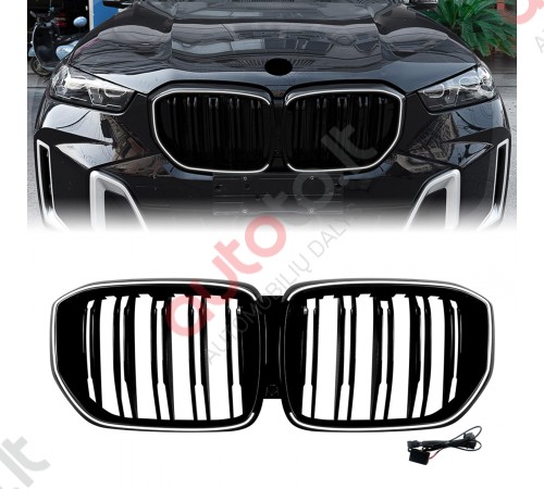 Bmw X5 G05 LCI priekinės LED grotelės dvigubos (2023-)